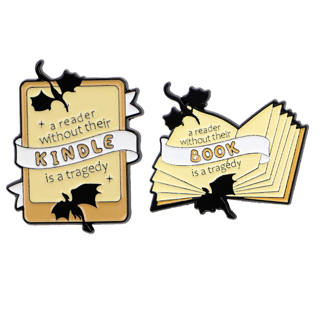Kindle Book Enamel Pin 3