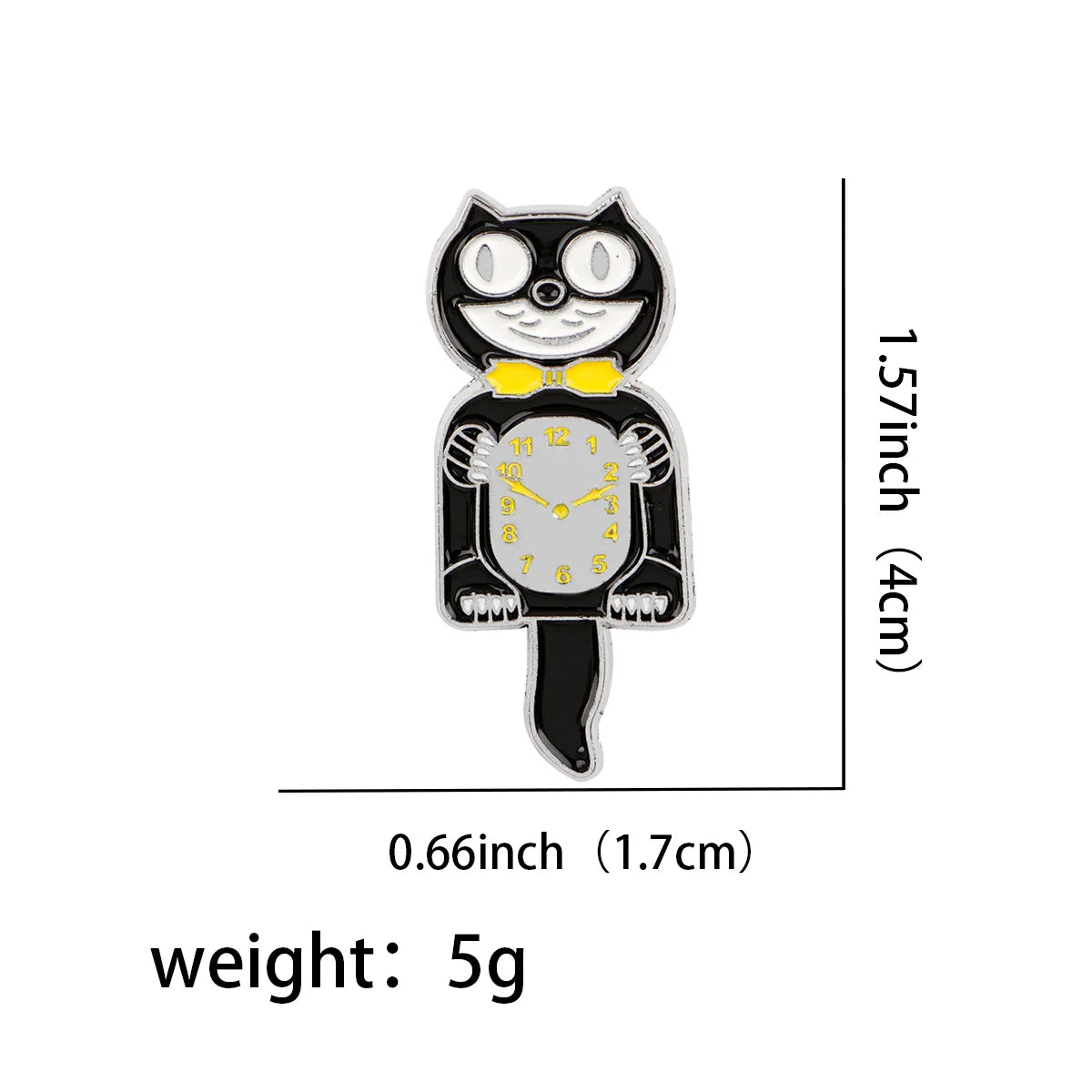 Kit Cat Klock Enamel Pin 1