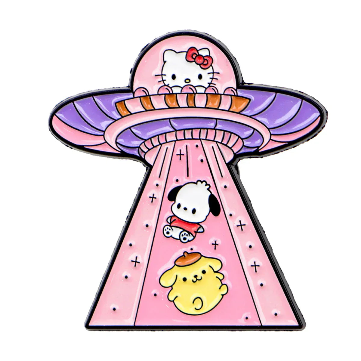 UFO Enamel Pin Cartoon Anime Brooch Pines Lapel Pins Badge on Backpack Clothing Accessories Fashion Jewelry Friends