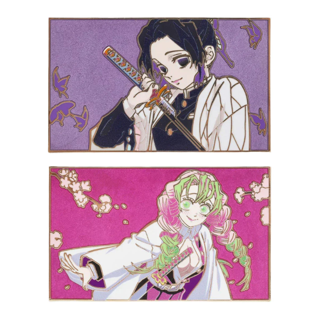 Kochou Shinobu & Kanroji Mitsuri Enamel Pin