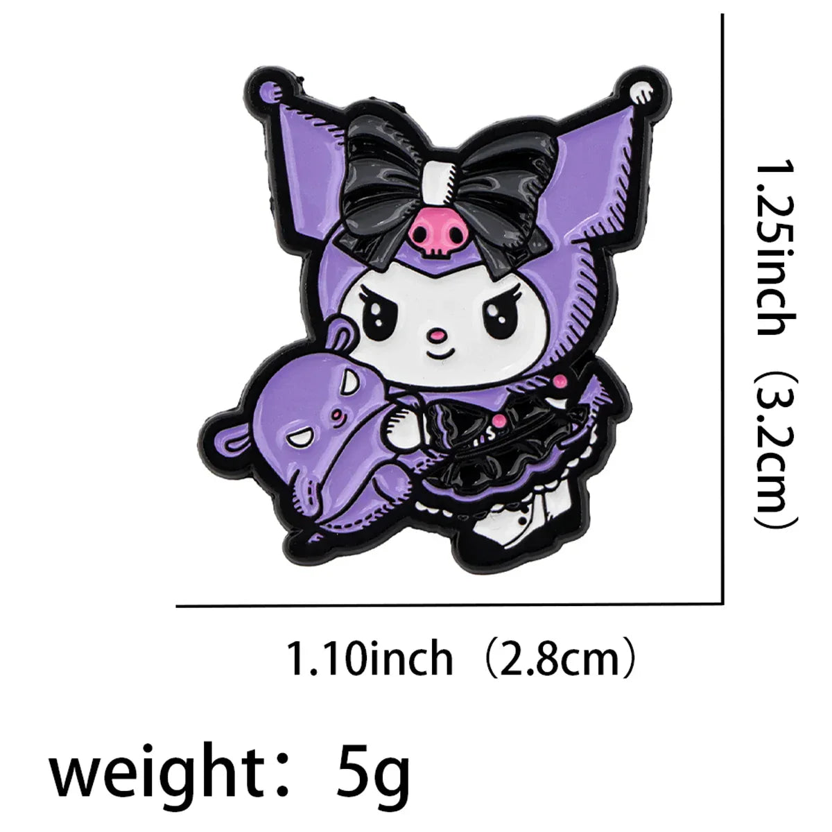 Kuromi Enamel Pin 1