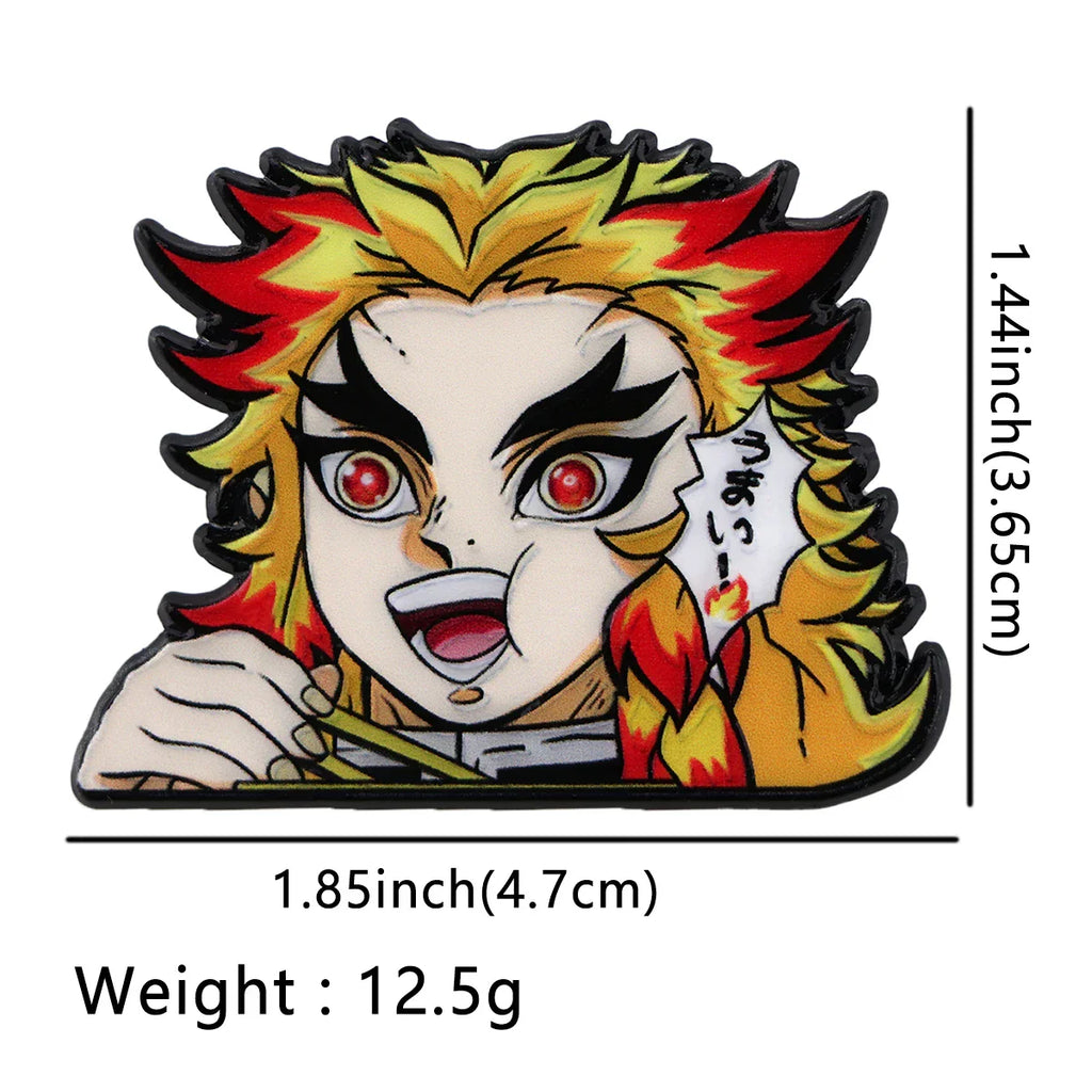 Kyōjurō Rengoku Enamel Pin 1