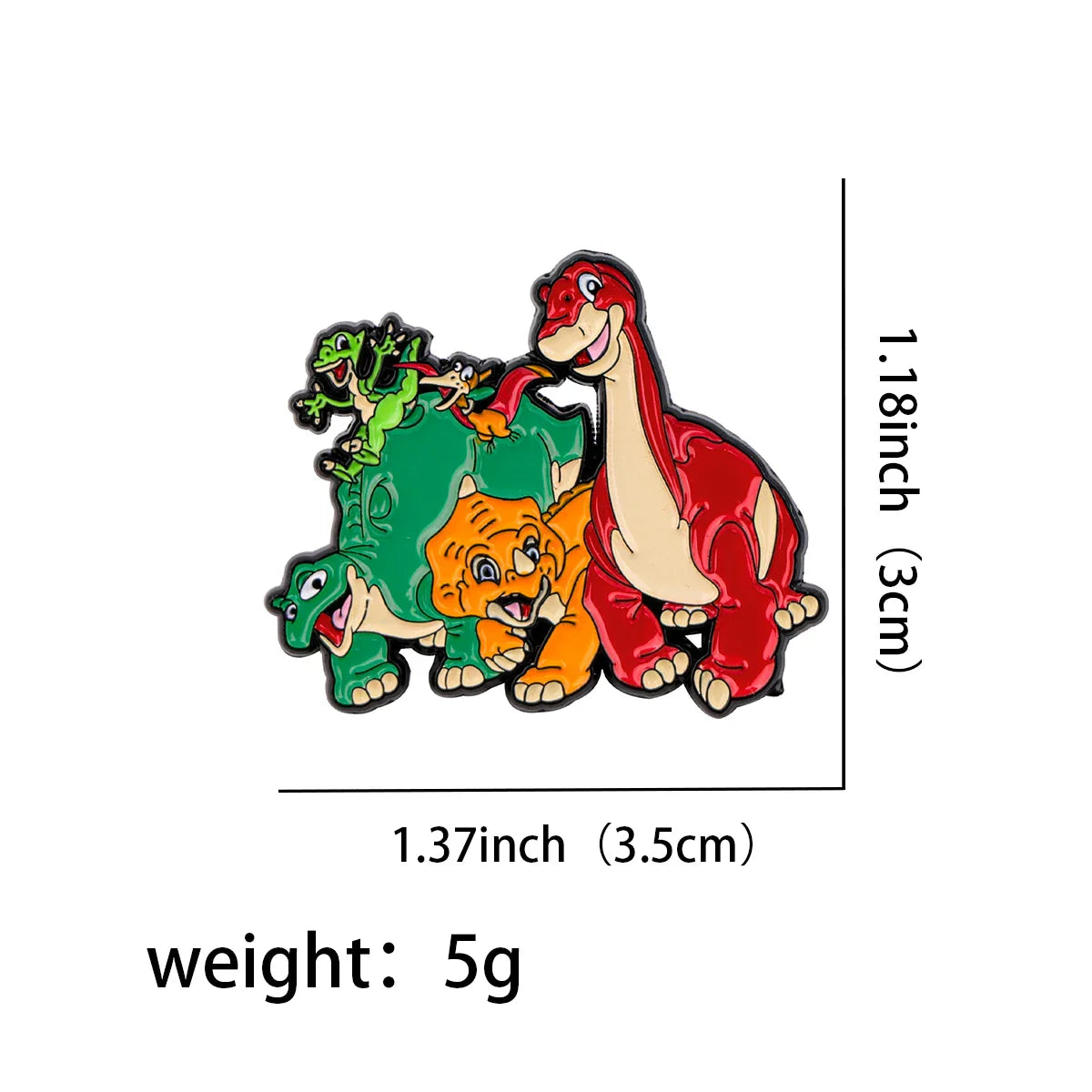 Land before Time Enamel Pin 1
