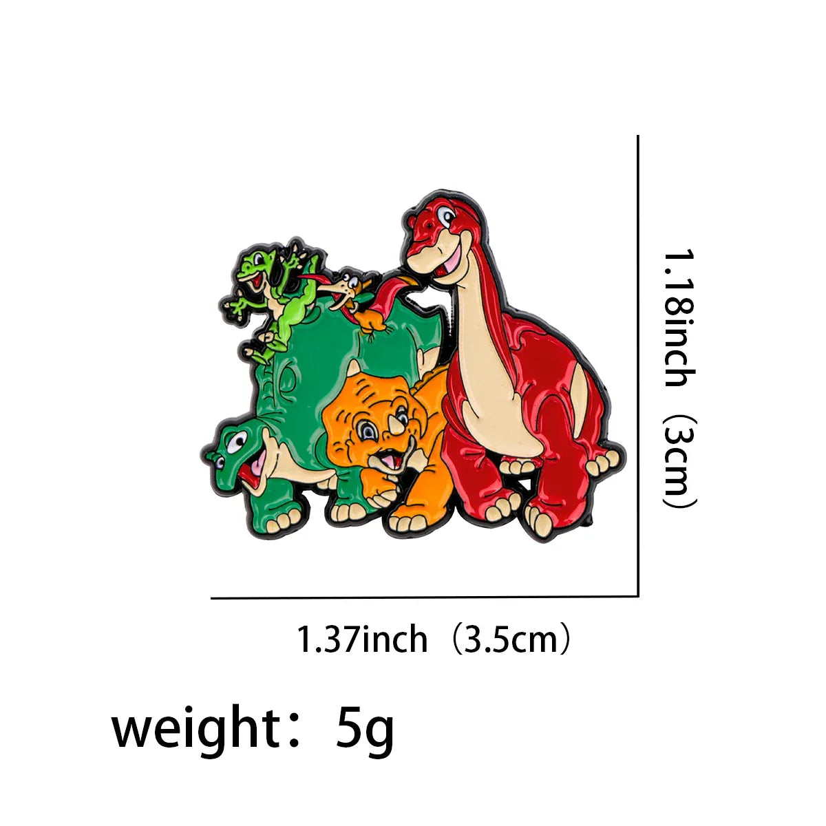 Land before Time Enamel Pin 1