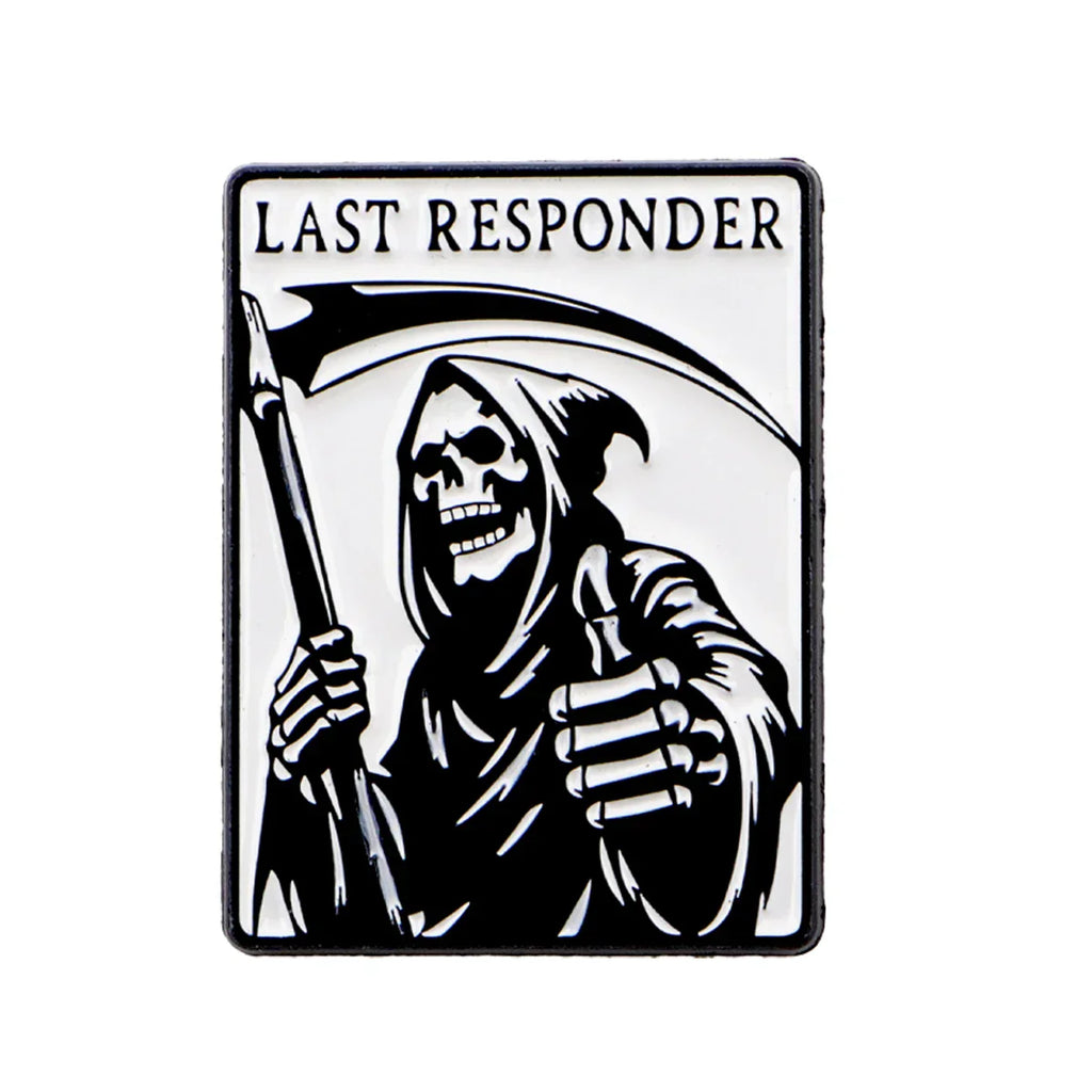 Gothic Humor Enamel Pins Skeleton Brooches Badge Lapel Pin For Backpack Clothes Accessories Halloween Jewelry Birthday