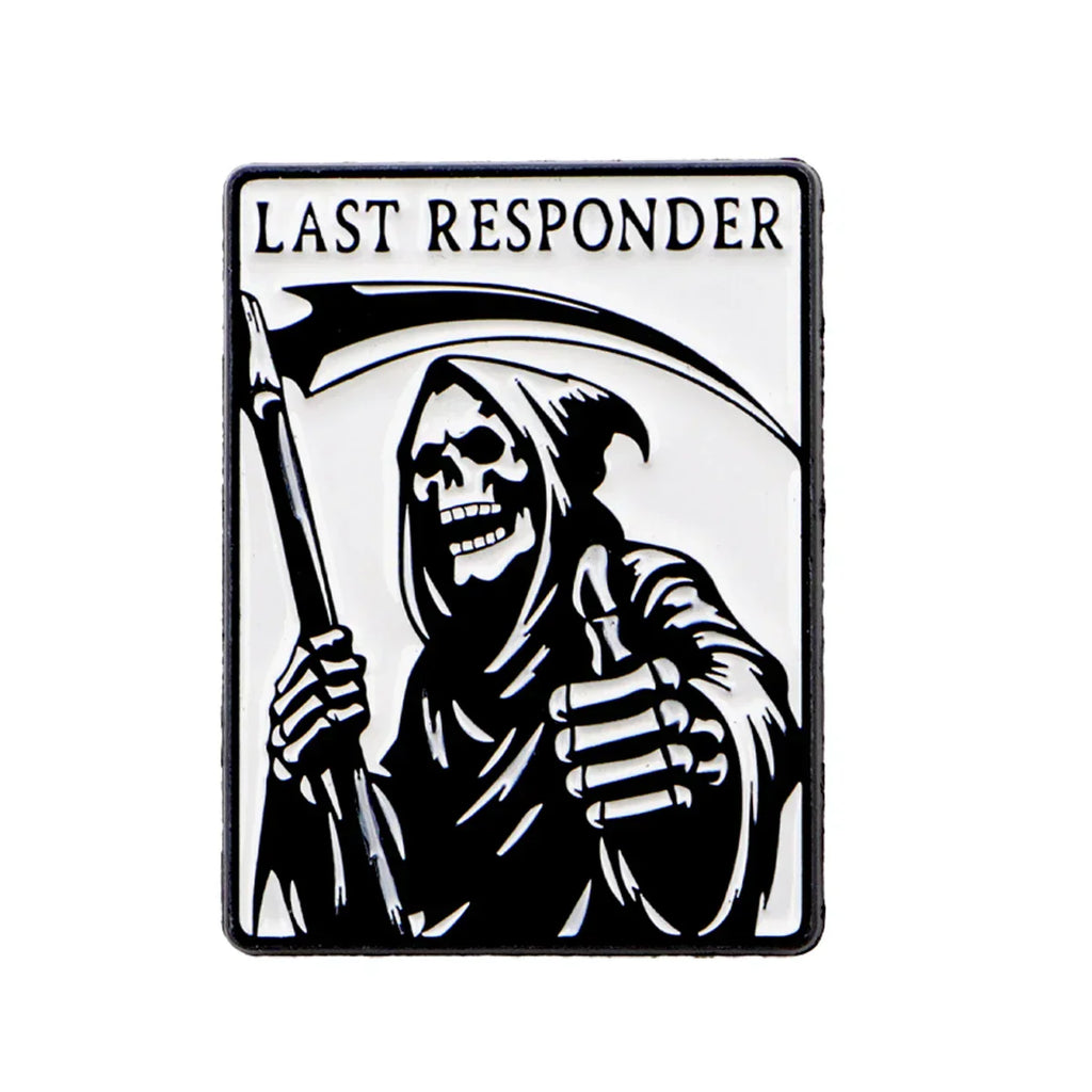 Gothic Humor Enamel Pins Skeleton Brooches Badge Lapel Pin For Backpack Clothes Accessories Halloween Jewelry Birthday