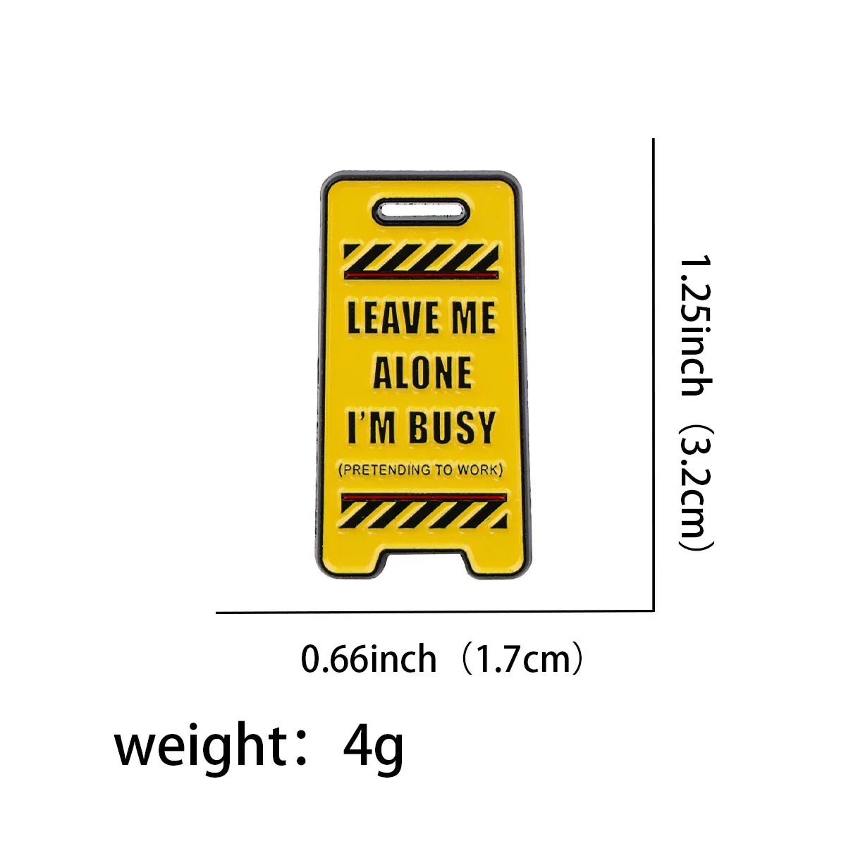 Leave Me Alone I’m Busy Enamel Pin 1