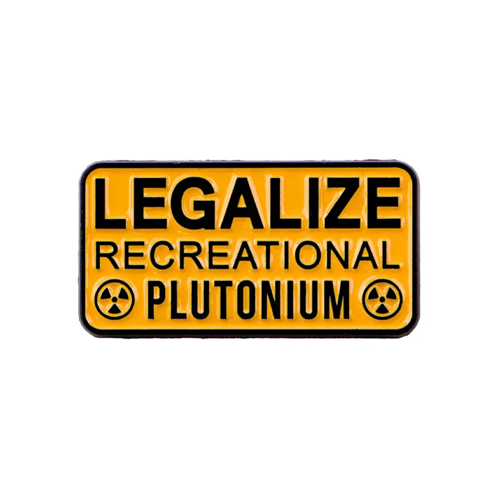 Cute Cartoon Radiation Enamel Pin Lapel Pins Yellow & Black Brooches for Women Fashion Jewelry Accessories Friends Gift