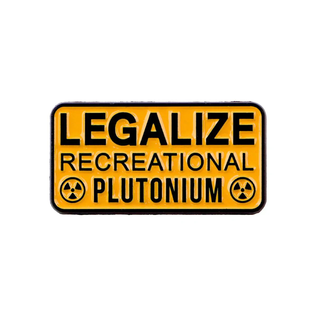 Cute Cartoon Radiation Enamel Pin Lapel Pins Yellow & Black Brooches for Women Fashion Jewelry Accessories Friends Gift