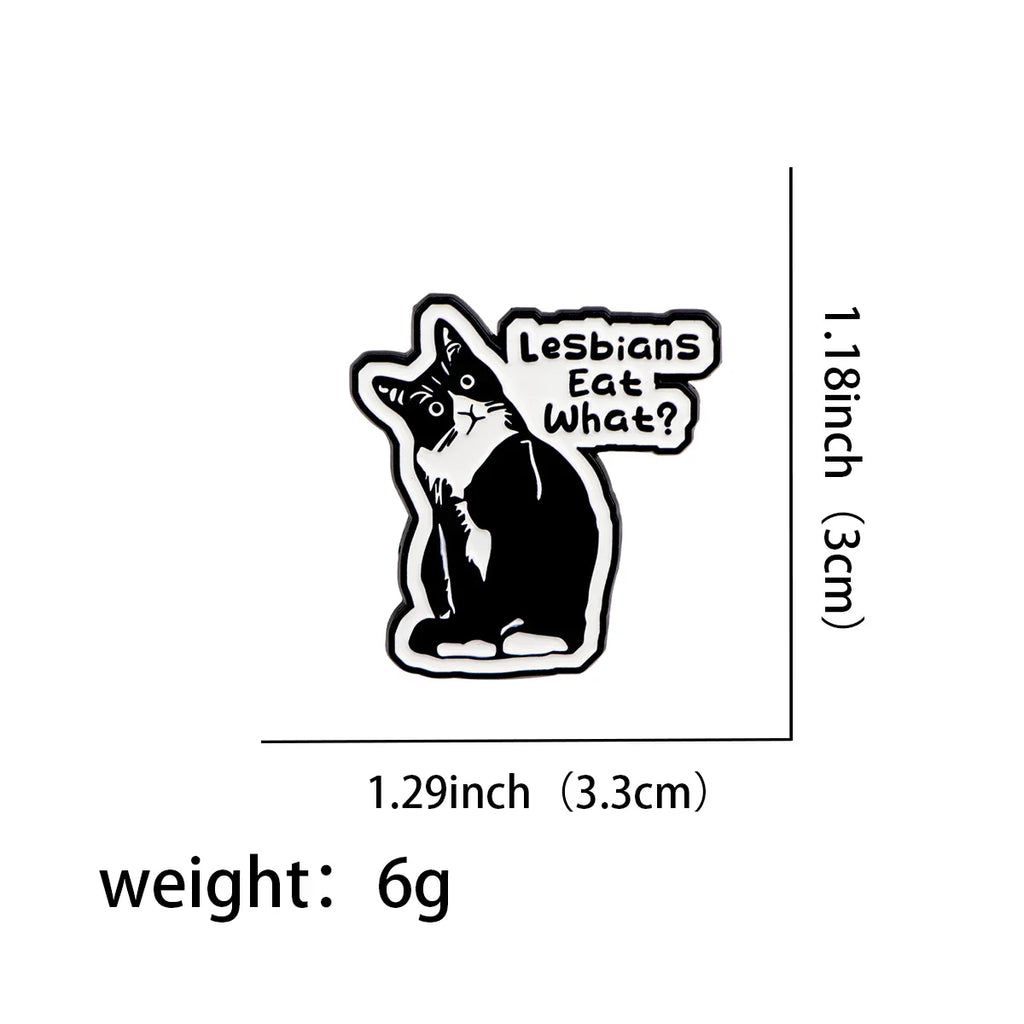Lesbians Eat What? Enamel Pin 1