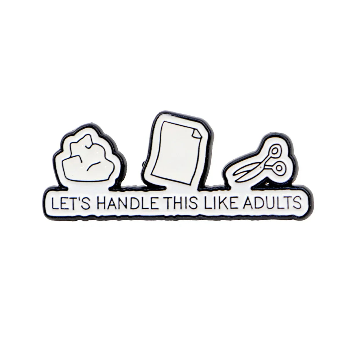 Adult Quotes Enamel Pin Game Brooch Pines Lapel Pins Badge on Backpack Clothing Accessories Funny Jewelry Friends Gifts