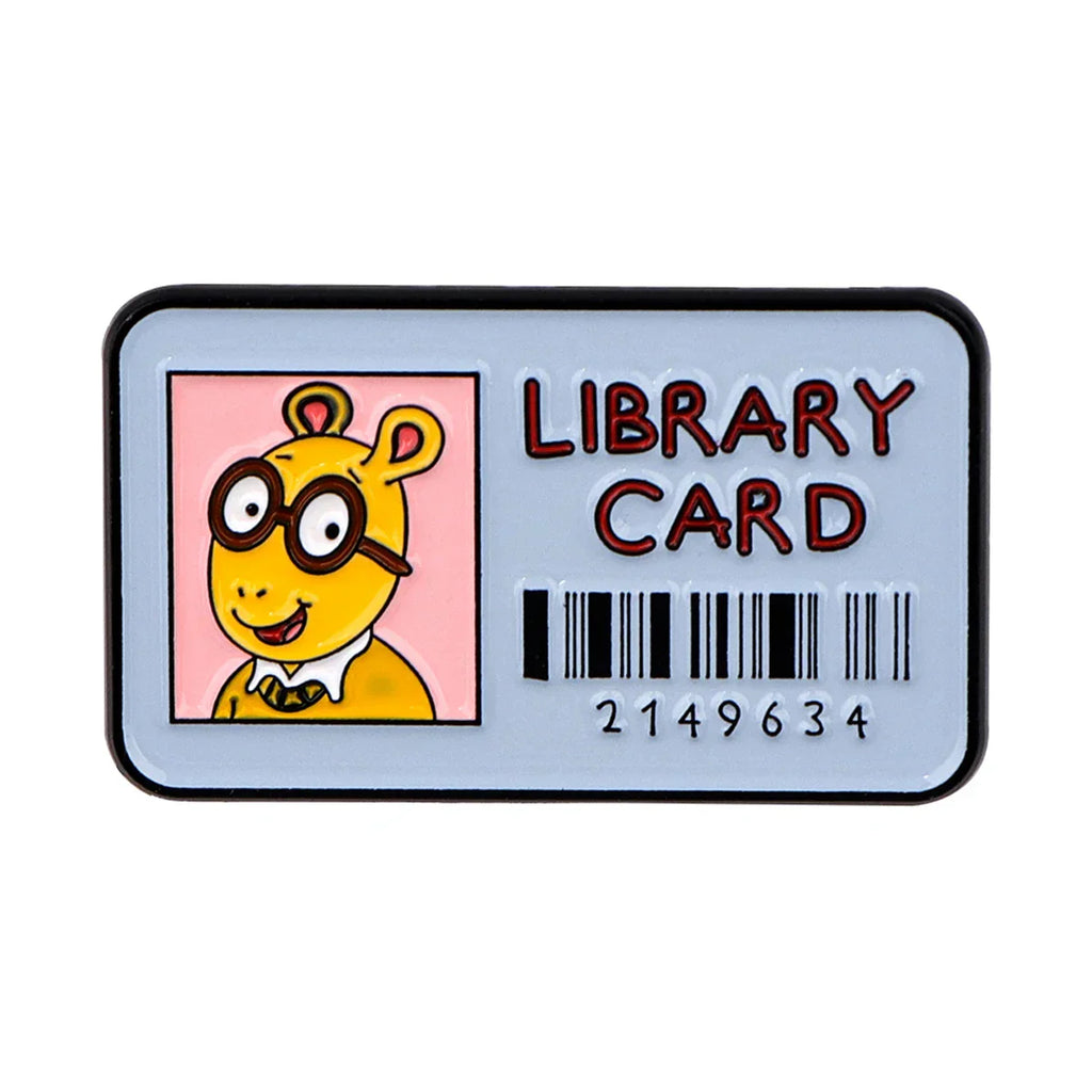 Library Card Enamel Pin 2 / MULTI