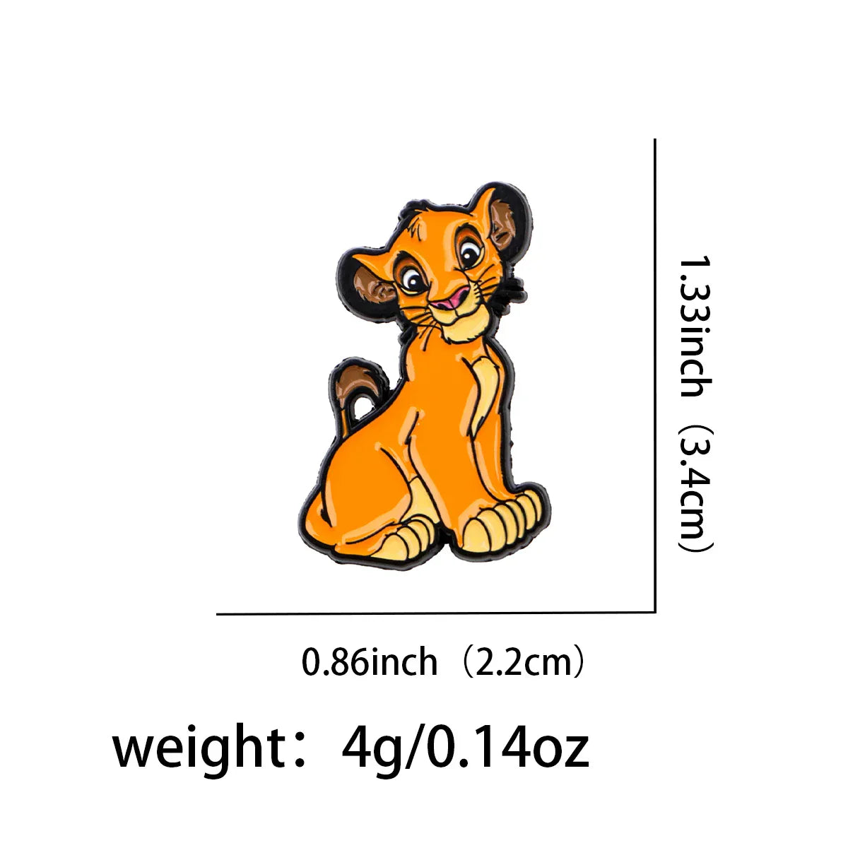 Cute Enamel Pin Cartoon Animal Brooch Pines Lapel Pins Badge on Backpack Clothing Accessories Fashion Jewelry Kids Gifts