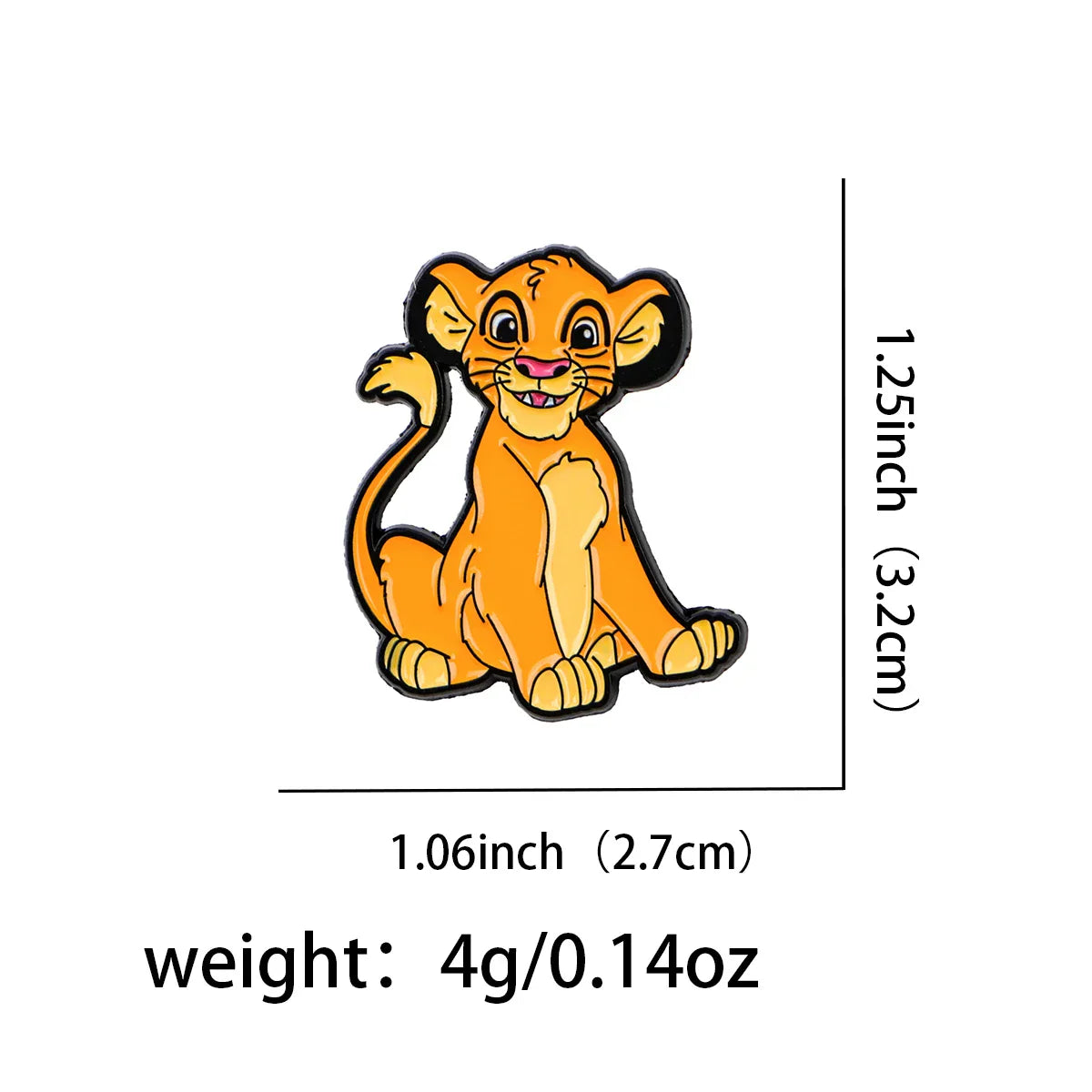 Cute Enamel Pin Cartoon Animal Brooch Pines Lapel Pins Badge on Backpack Clothing Accessories Fashion Jewelry Kids Gifts