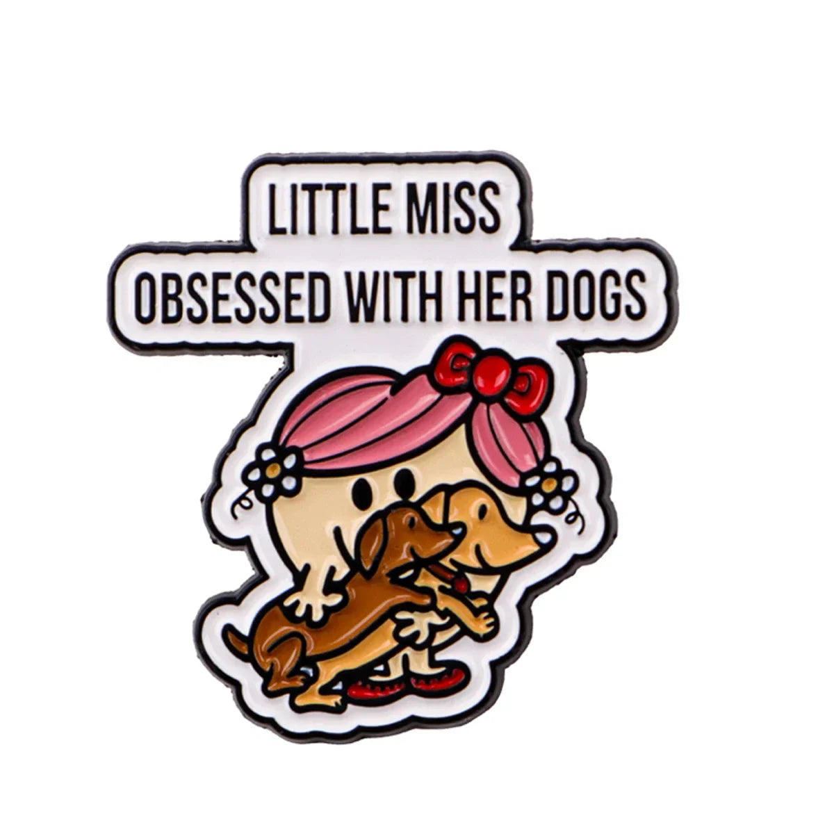 Cute Girls Enamel Pin Lapel Pins for Backpacks Cartoon Brooches for Women Fashion Jewelry Accessories Friends Gift - 1