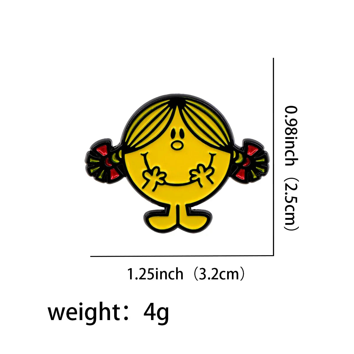 Little Miss Enamel Pin 1
