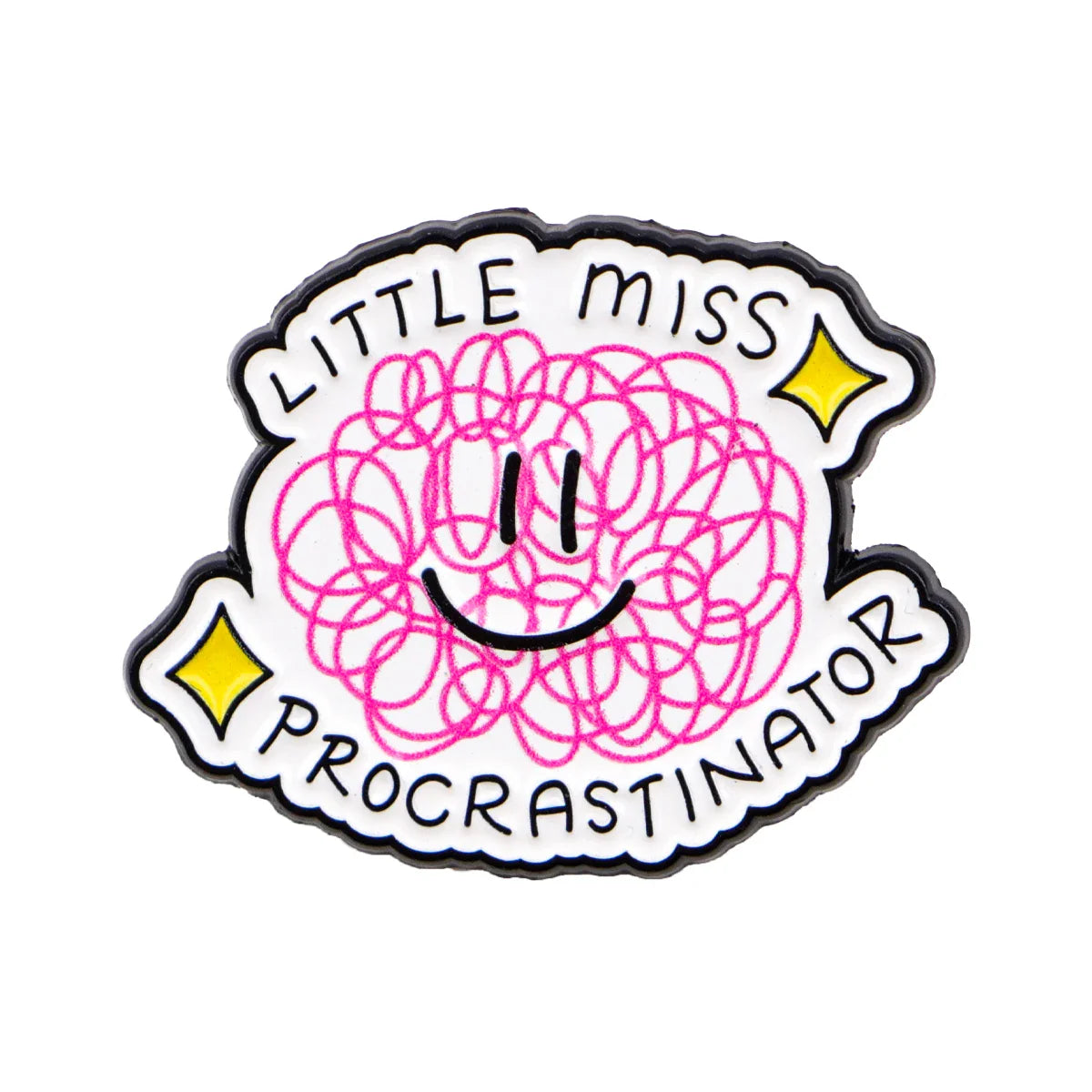 Little Miss Procrastinator Enamel Pin 1