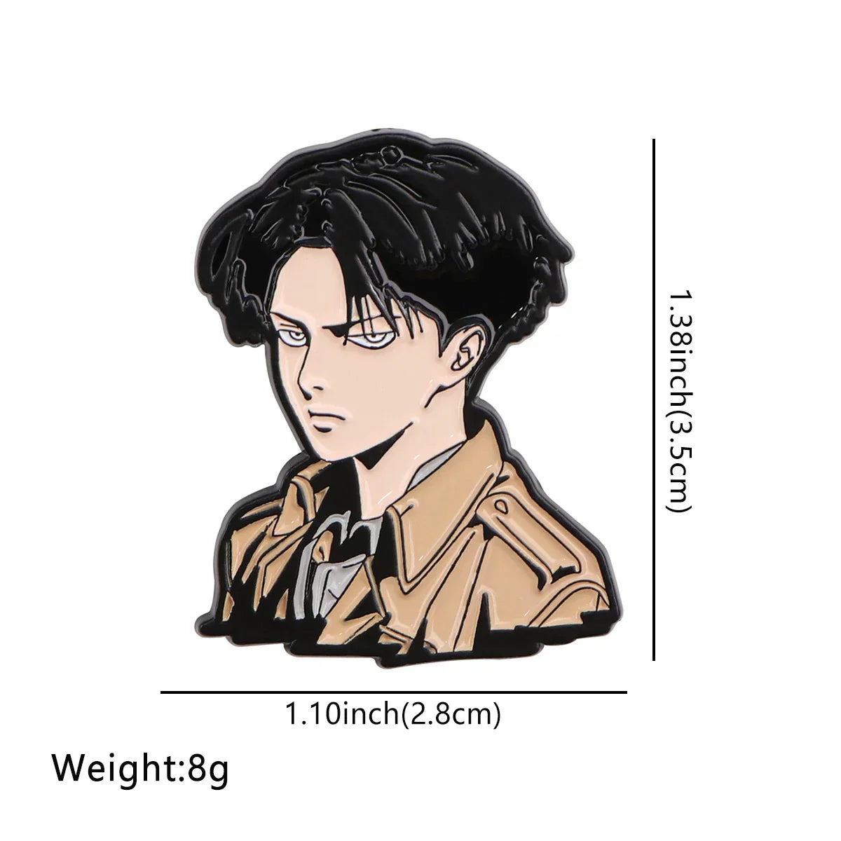 Livaï Ackerman Enamel Pin 1