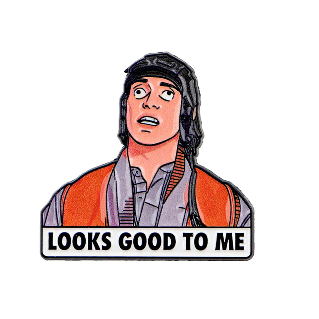Funny ’Looks Good to Me’ Enamel Pin Lapel Pins for Backpacks Brooches for Women Fashion Jewelry Accessories Friends