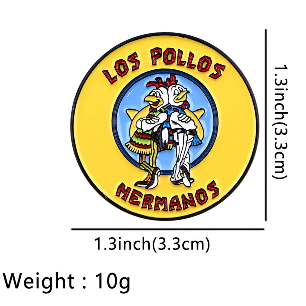 Los Pollos Hermanos Enamel Pin 1