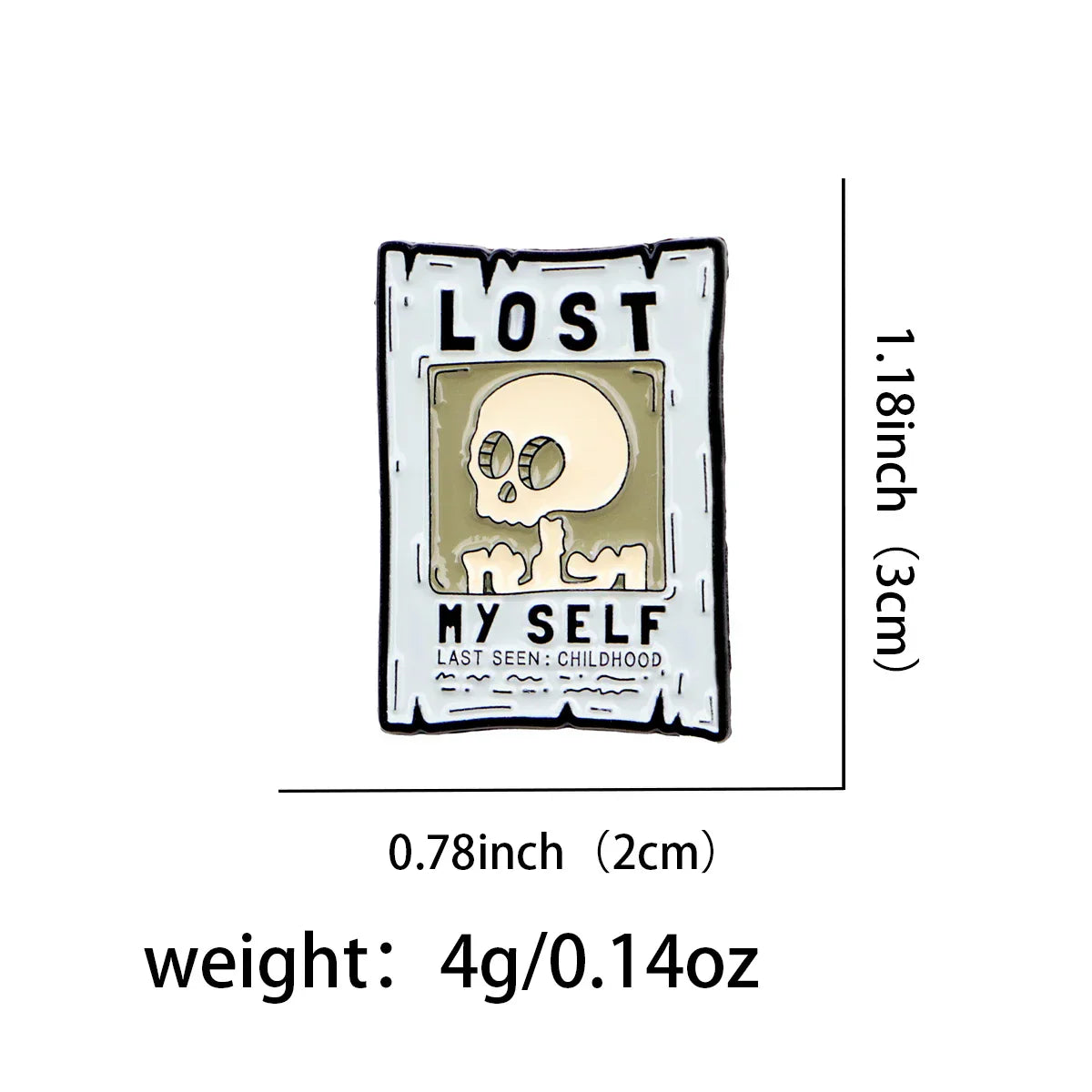 Skeleton Art Enamel Pin Cartoon Skull Brooches Quotes Badge on Backpack Clothing Accessories Fashion Jewelry Friends