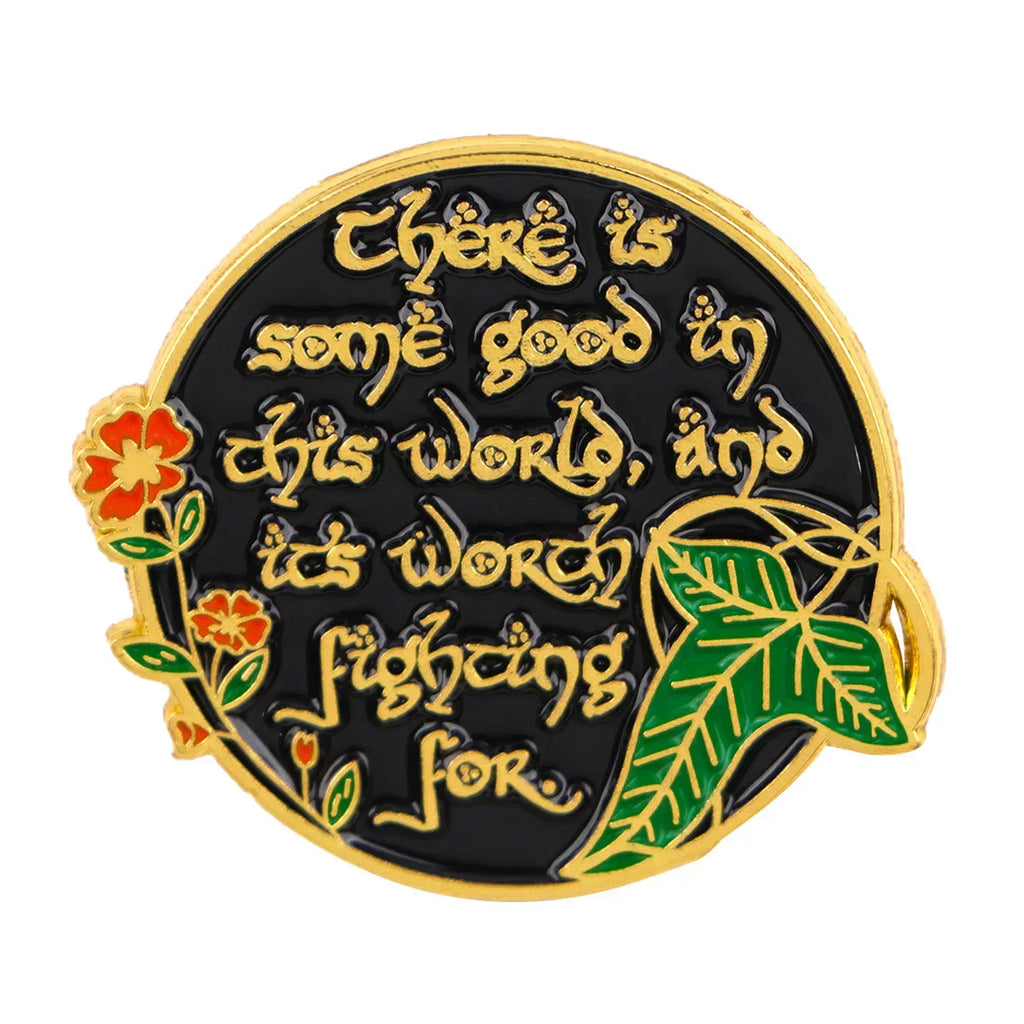 Vintage Green Leaves Enamel Pins Collect Metal Brooch Backpack Hat Bag Collar Lapel Badge Jewelry Accessories Movie