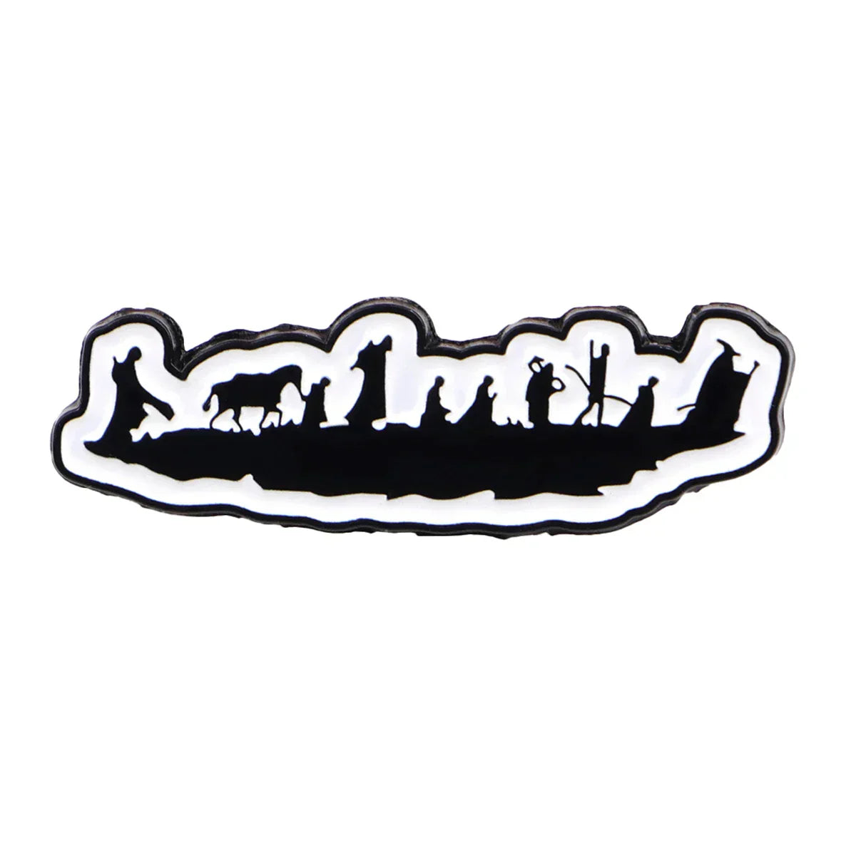 Movie Enamel Pin Black Brooch Pines Lapel Pins Badge on Backpack Clothing Accessories Fashion Jewelry Friends Gifts - 1