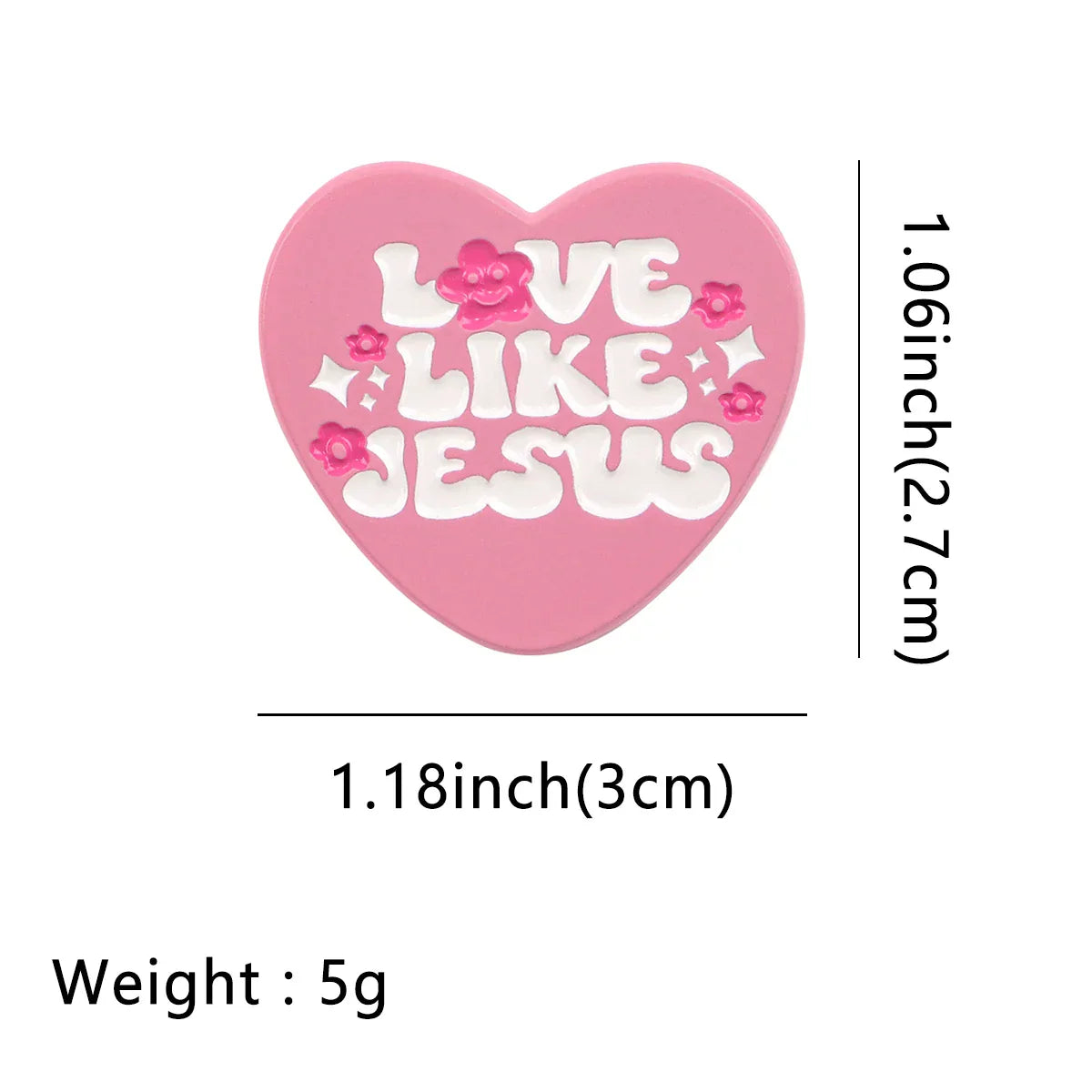 Love Like Jesus Enamel Pin 1 / 1