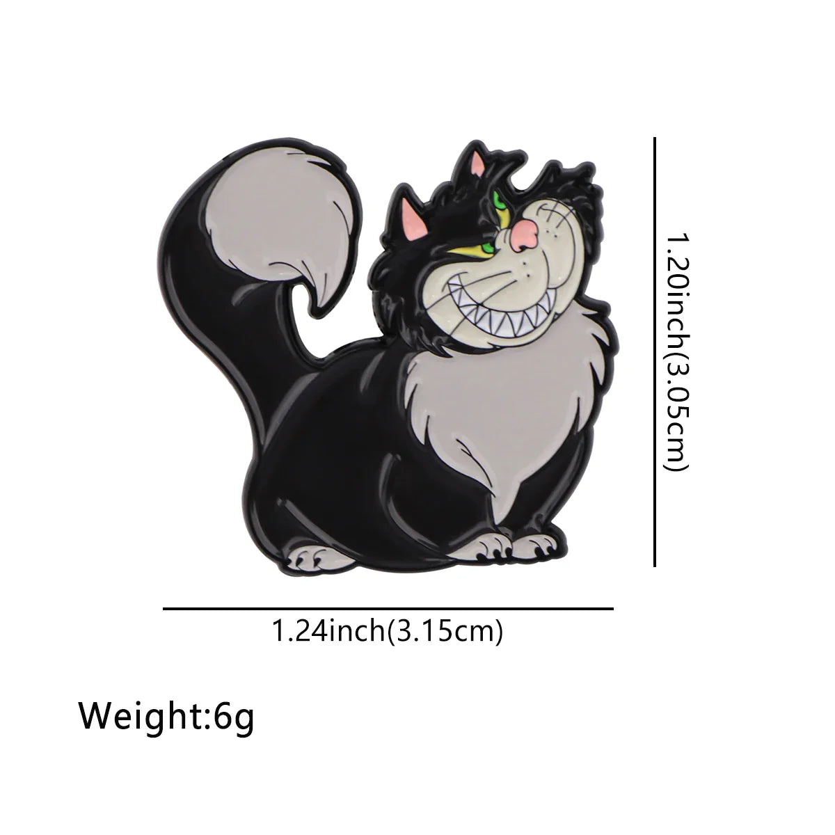 Lucifer Cat Enamel Pin 1 / MULTI