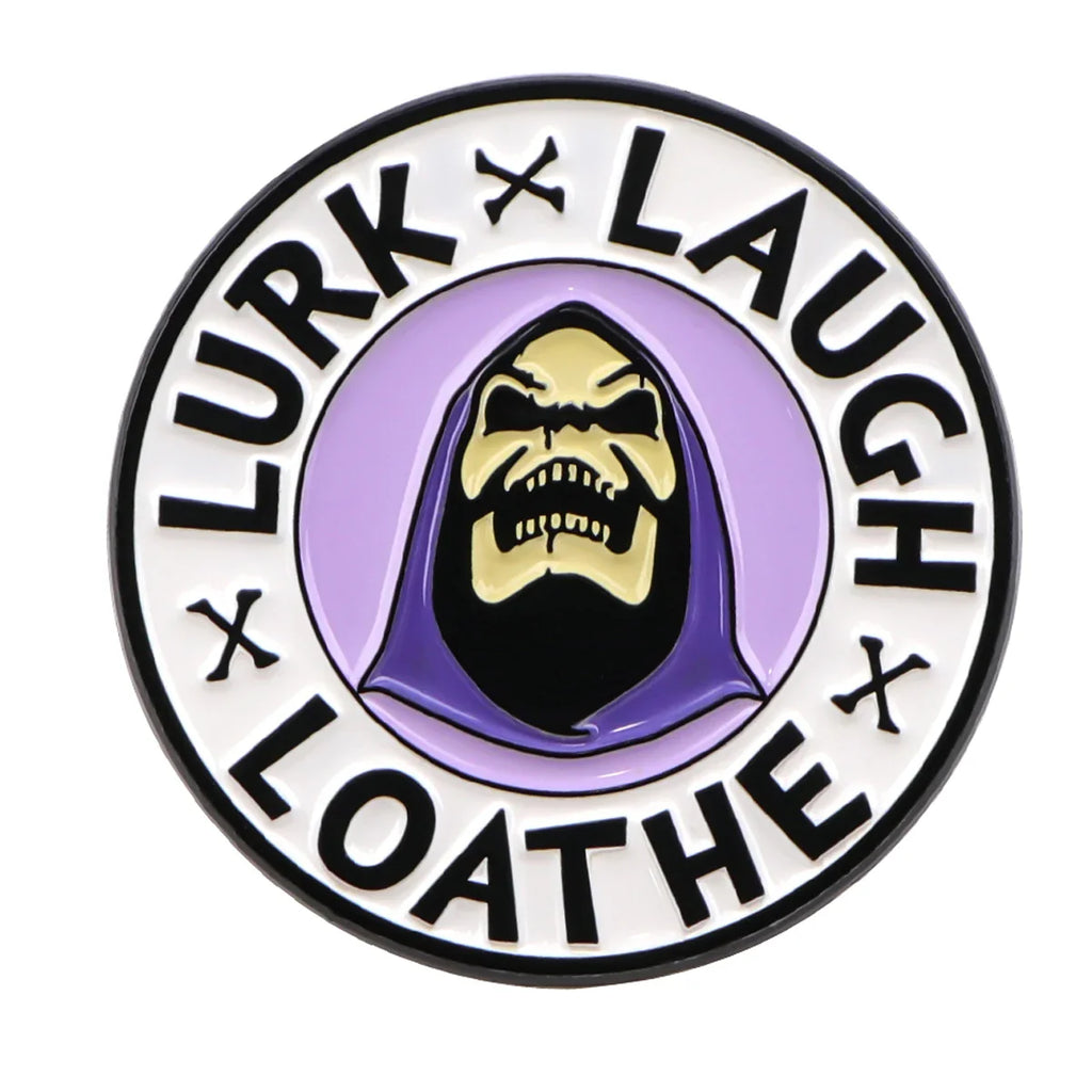 Lurk Laugh Loathe Skeletor Enamel Pin 1