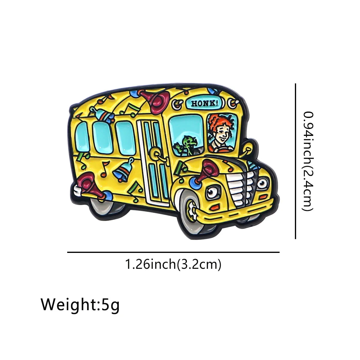 Magic School Bus Enamel Pin 1