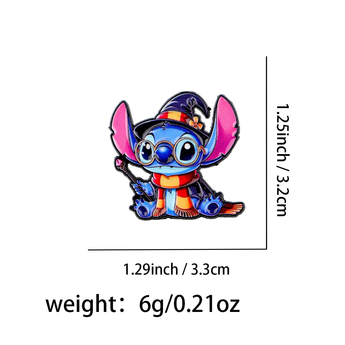 Cute Alien Enamel Pin Magician Brooch Pines Lapel Pins Badge on Backpack Clothing Accessories Cosplay Jewelry Friends