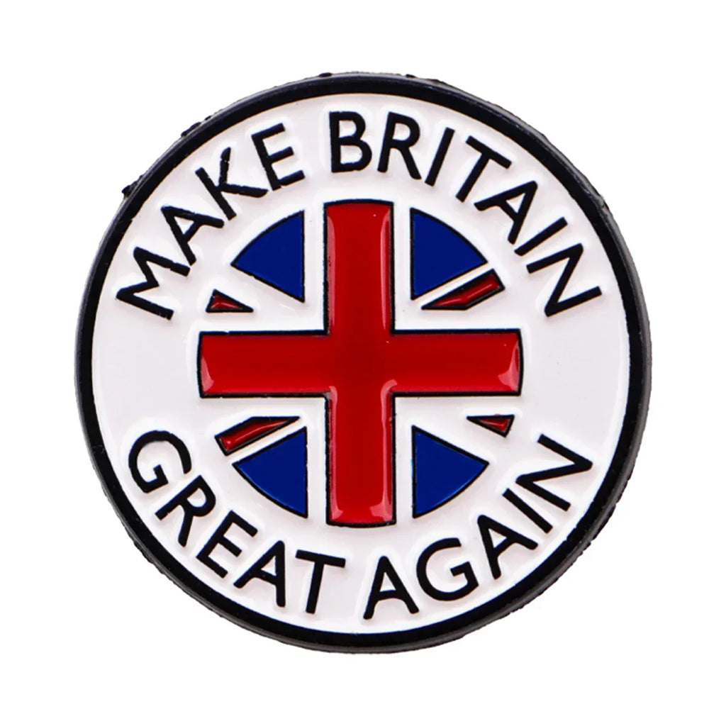 ’Make Britain Great Again’ Enamel Pin Patriotic Brooch Pines Lapel Pins Badge Clothing Accessories Fashion Jewelry