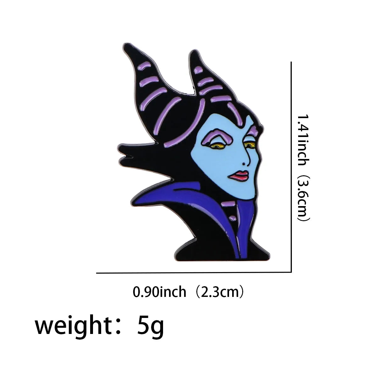 Malificient Enamel Pin 1