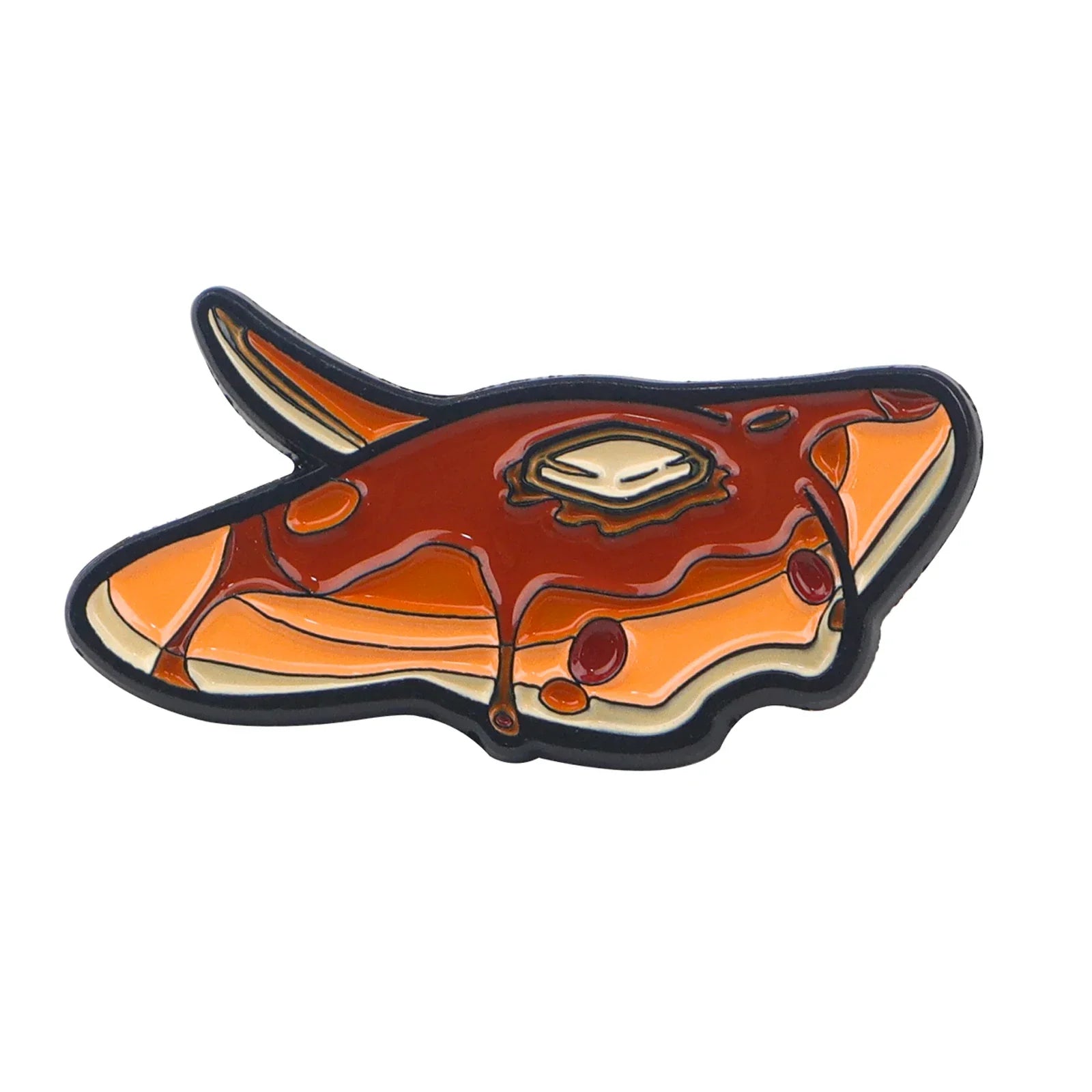 Manta Ray Pancake Enamel Pin 1 / MULTI