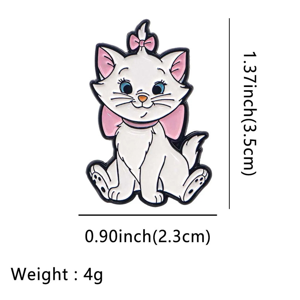 Marie The Cat Enamel Pin 1