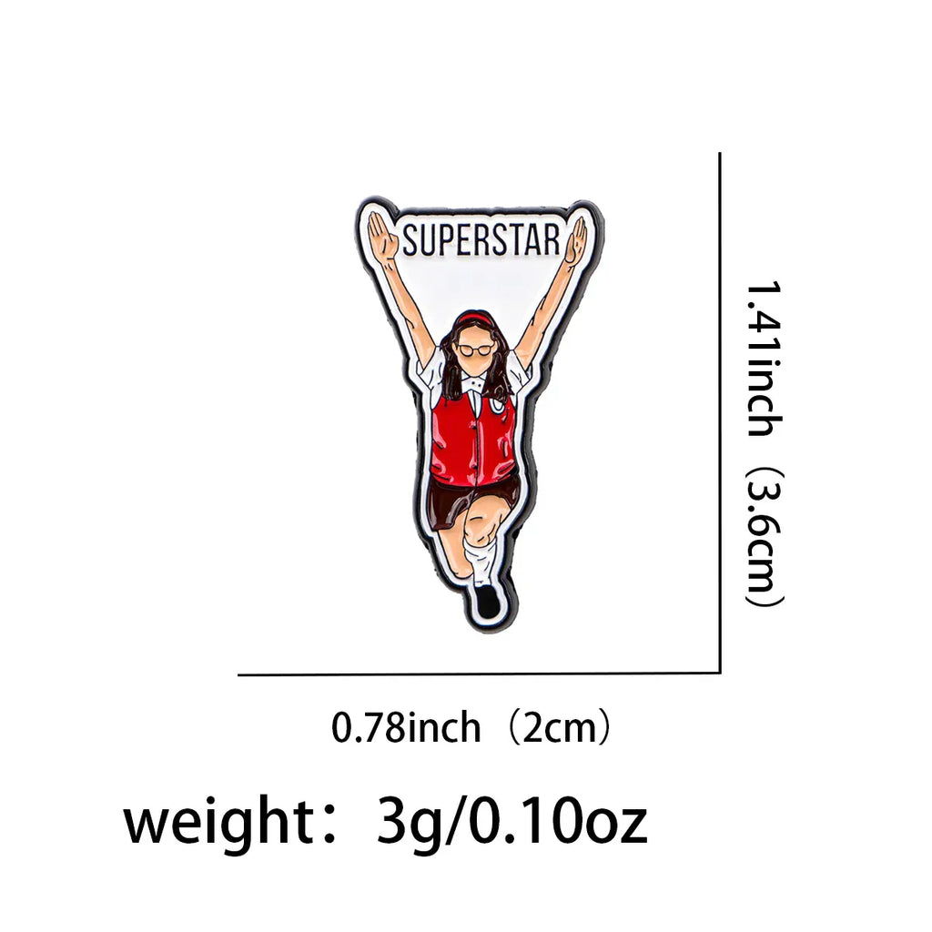 Funny Celebratory Character Enamel Pin Brooch Pines Lapel Pins Badge on Backpack Art Decoration Fashion Jewelry Gifts