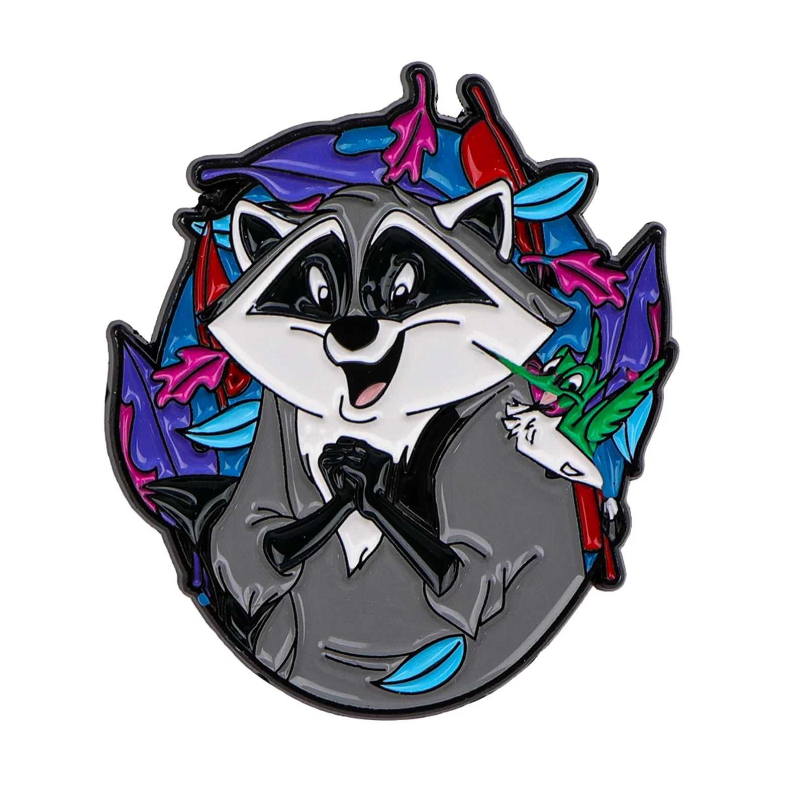 Meeko And Flit Raccoon Enamel Pin 1 / MULTI