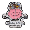 Mental Health Matters Brain Enamel Pin 1