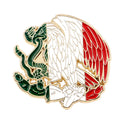 Mexican Flag Eagle Enamel Pin 1