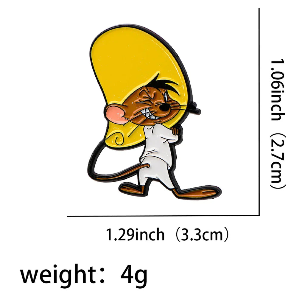 Mexican Speedy Gonzales Enamel Pin 1 / 1