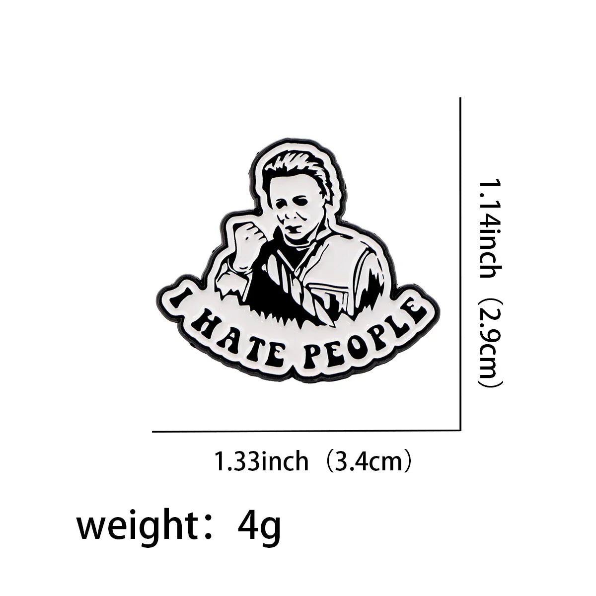 Michael Myers Halloween Enamel Pin 1 / MULTI