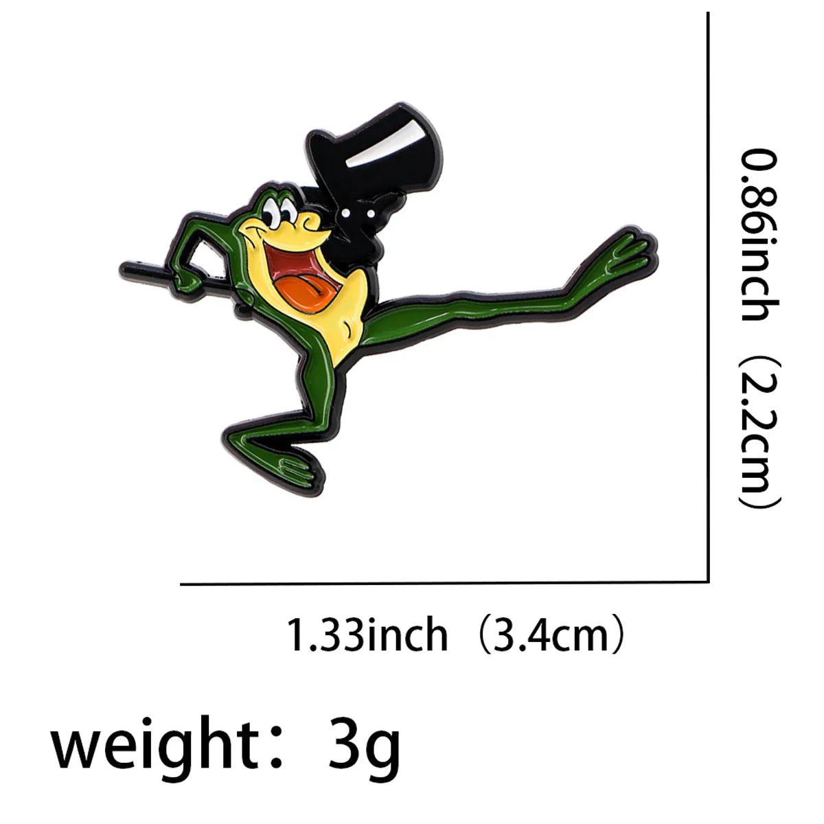 Michigan J. Frog Enamel Pin 1 / 1