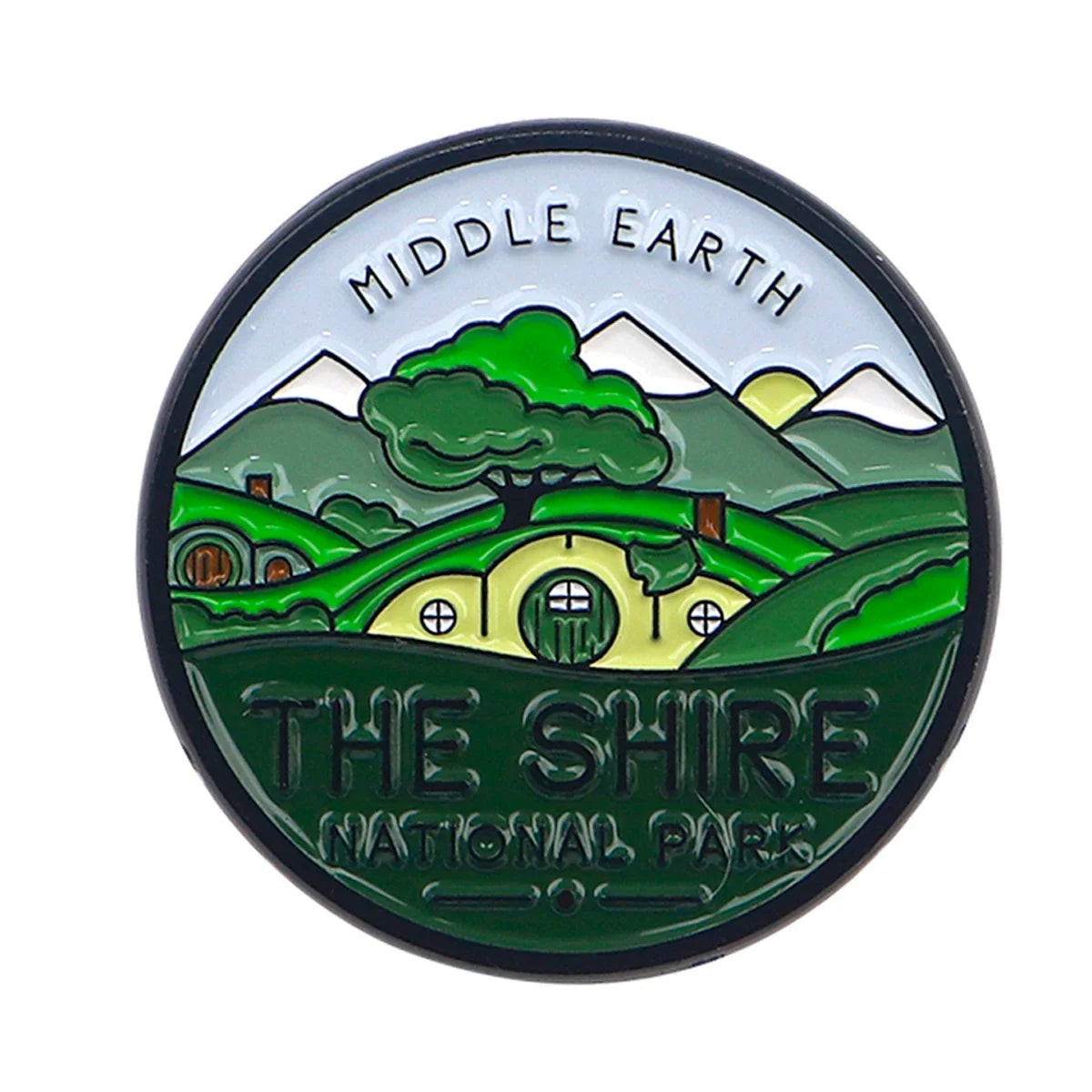 Middle Earth National Park Enamel Pin 1