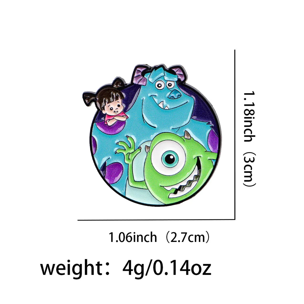 Monsters Inc Enamel Pin 1