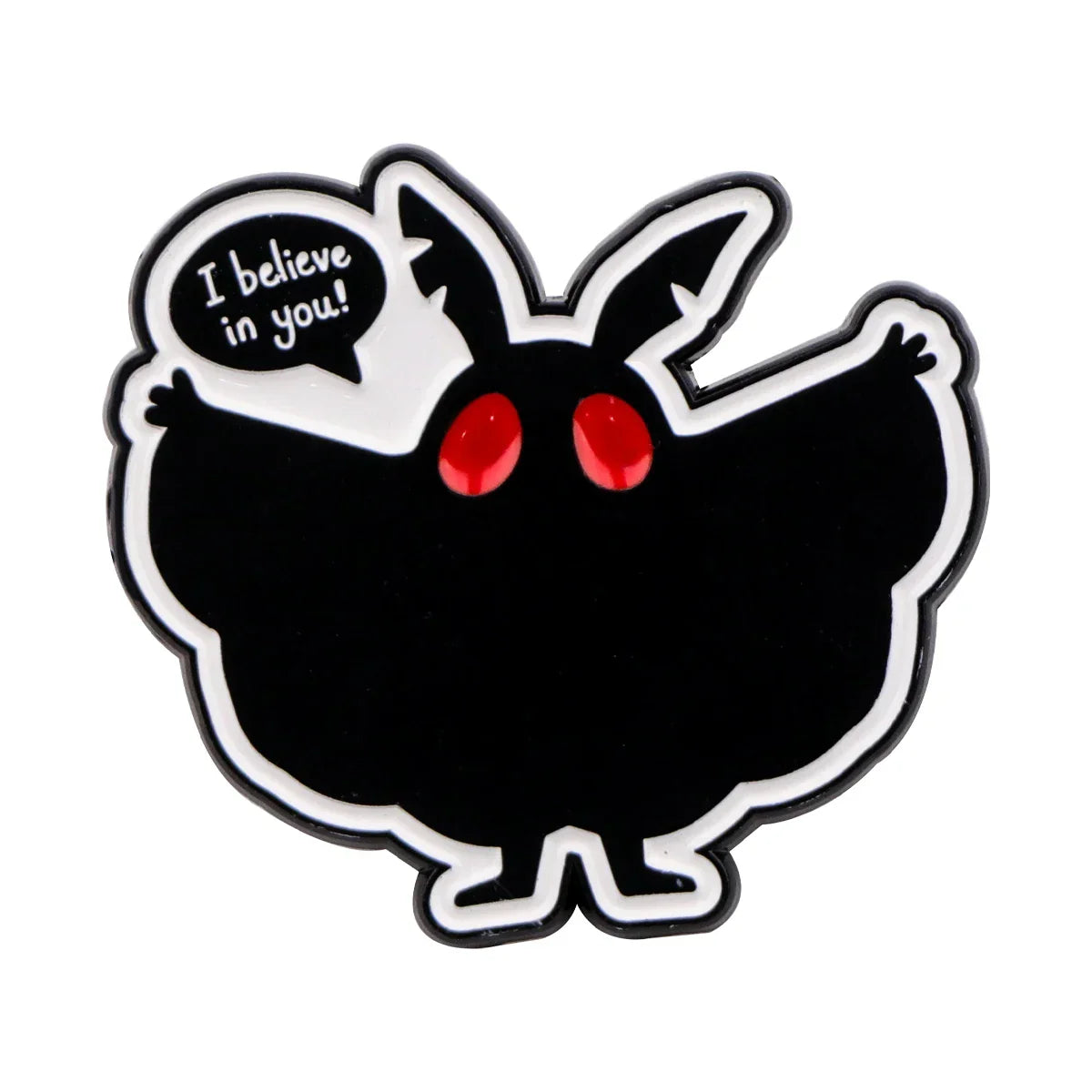 Mothman I Believe in You Enamel Pin 1