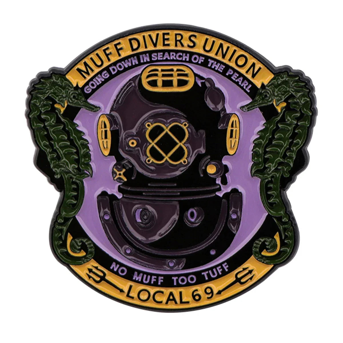 Muff Divers Union Enamel Pin 1