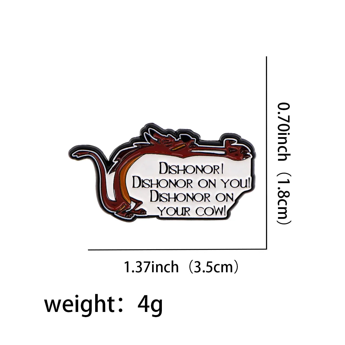 Mulan Mushu Enamel Pin 1 / MULTI