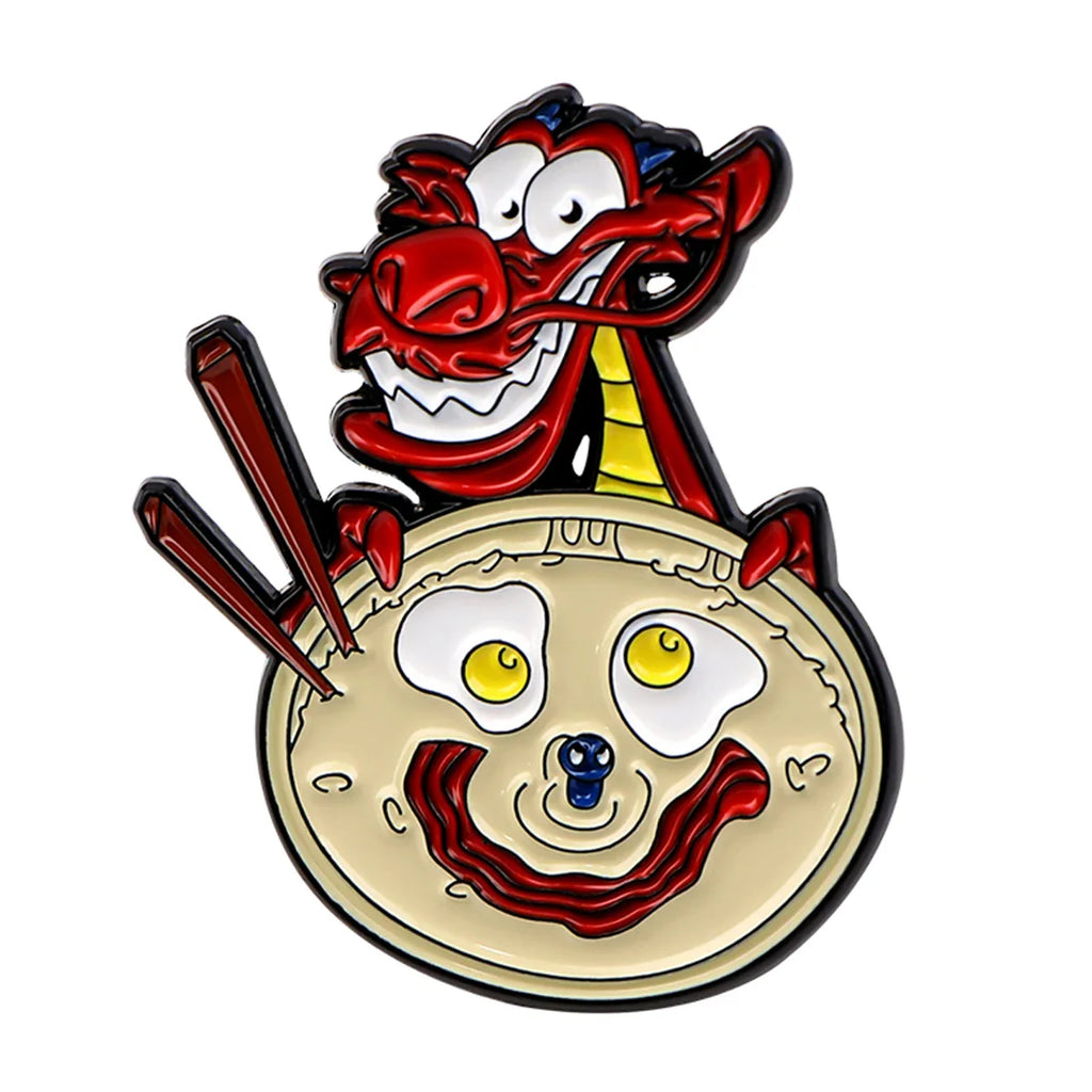 Mushu Dragon Enamel Pin 1 / MULTI