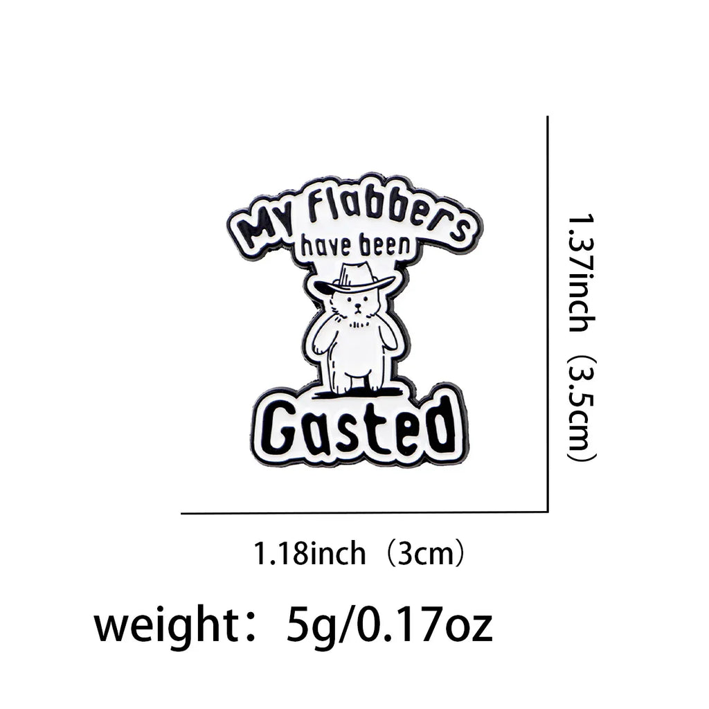 Cute Bear Enamel Pin Humorous Quotes Brooches for Women Men Lapel Pins Badges Clothes Accessories Funny Jewelry Friends